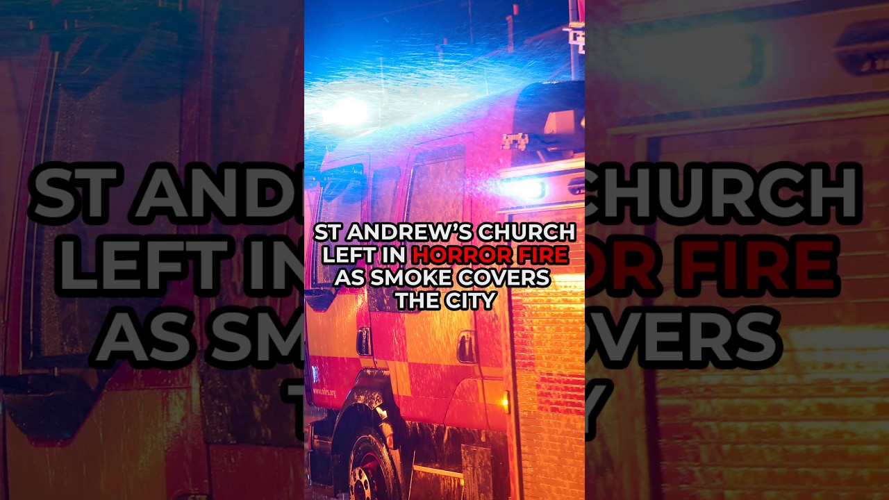 Historic St Andrews Church in UK is on fire